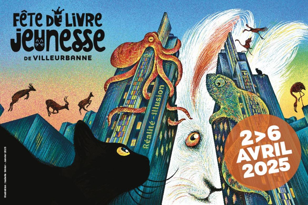 Affiche fête du livre jeunesse 2025